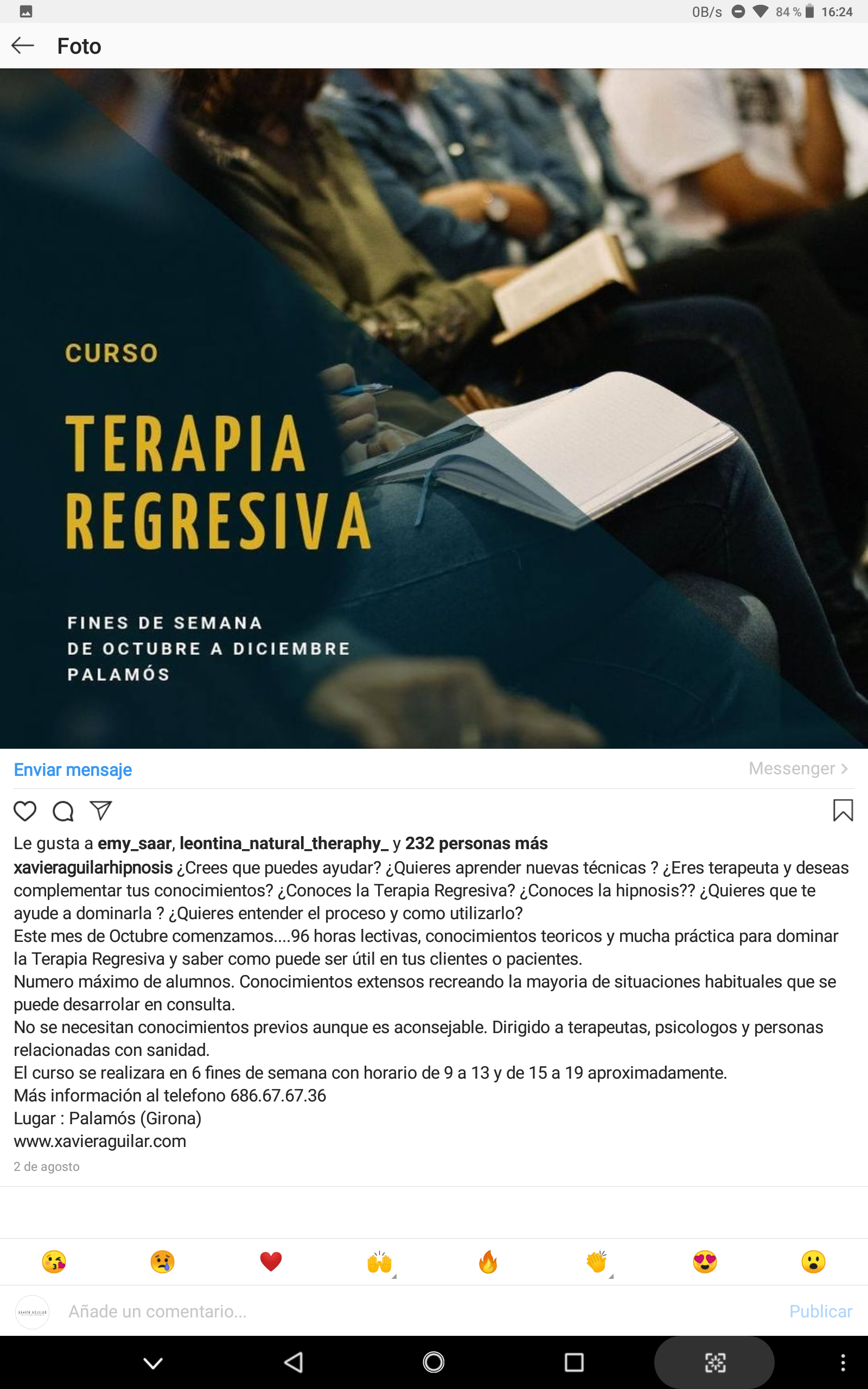 Taller de Regresiva en Gerona CURSO DE TERAPIA REGRESIVA Taller de Regresiva en Gerona CURSO DE TERAPIA REGRESIVA